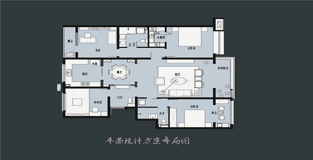 青竹雅苑170坪新中式風(fēng)格，秦皇島裝修效果圖